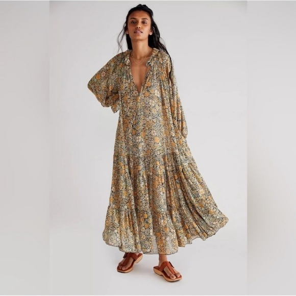free people feeling groovy maxi - Picture 1 of 12
